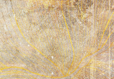 Fototapetes ar abstrakta rakstu zeltā krāsā - Zelta etīde, 134813 G-ART