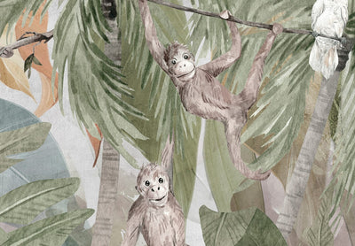Fototapetes ar dzīvniekiem bērnu istabai - Džungļu pasakas, 143451 G-ART