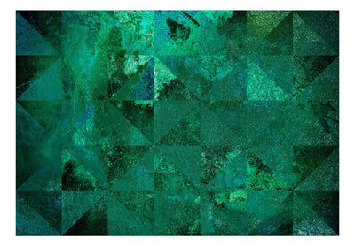 Fototapetes ar ģeometrisku rakstu - Smaragda kaleidoskops, 143561 G-ART