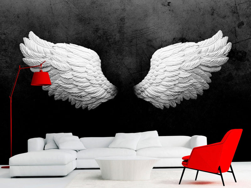 Fototapetes Balti eņģeļa spārni 142868 G-ART