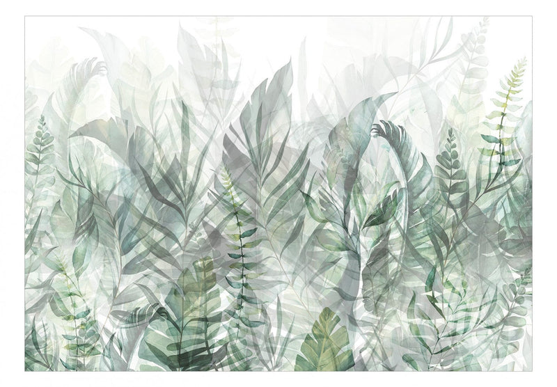 Fototapetes Džungļu lapas (zaļā krāsā), 129904 G-ART