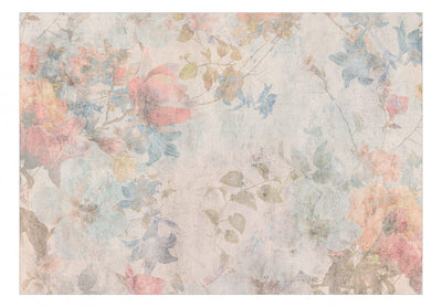 Fototapetes Kompozīcija ar magnolijām un pļavas ziediem (pirmais variants)