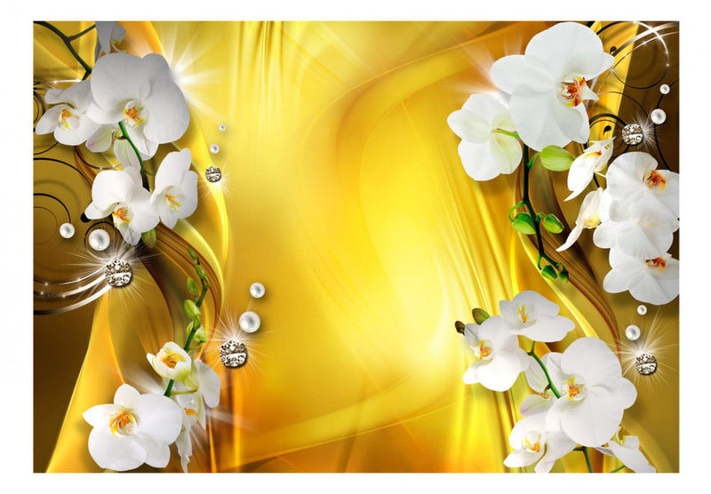 Fototapetes - Orhidejas un zelts, 61929 G-ART