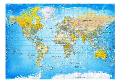 Fototapetes Pasaules klasiskā karte, 94577  G-ART