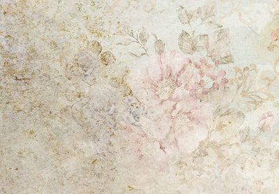 Fototapetes - Senais ornaments ar vintāža ziediem, 143547 G-ART