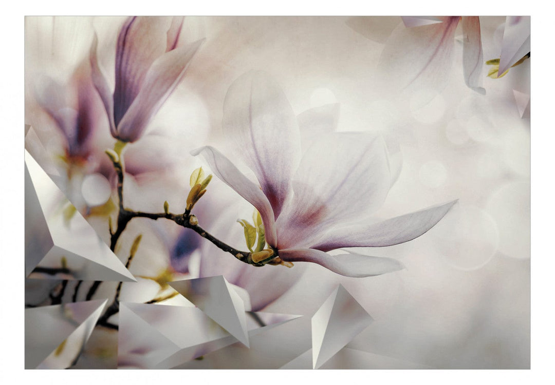 Fototapetes Smalkās magnolijas bēšā krāsā 125782 G-ART