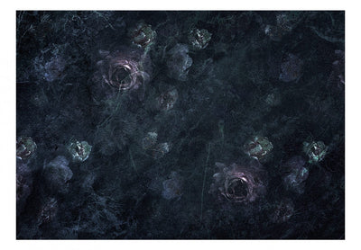Fototapetes - Tumšās rozes (tumši zilā krāsā), 143524 G-ART