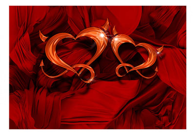 Fototapetes uz mīlestības tematiku sarkanā krāsā, 97662 G-ART