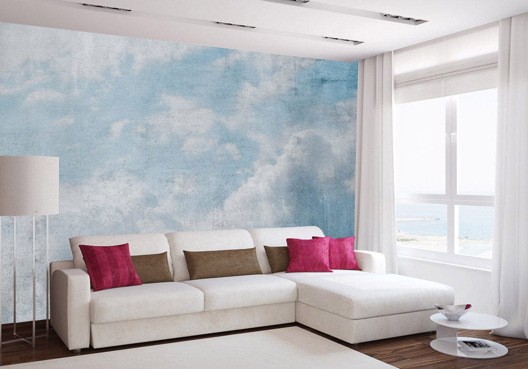 Fototapetes ar mākoņiem vintāžas stilā - D373 D-ART