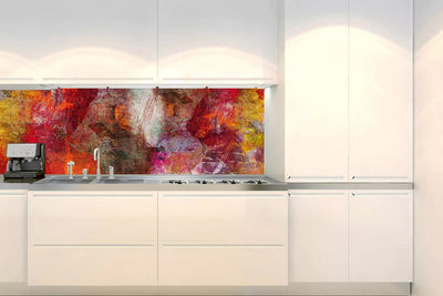 Fototapetes virtuvei ar lamināciju, pašlīmējošas plēve un flizelīns - Abstraktā siena (180x60 cm) Art4home