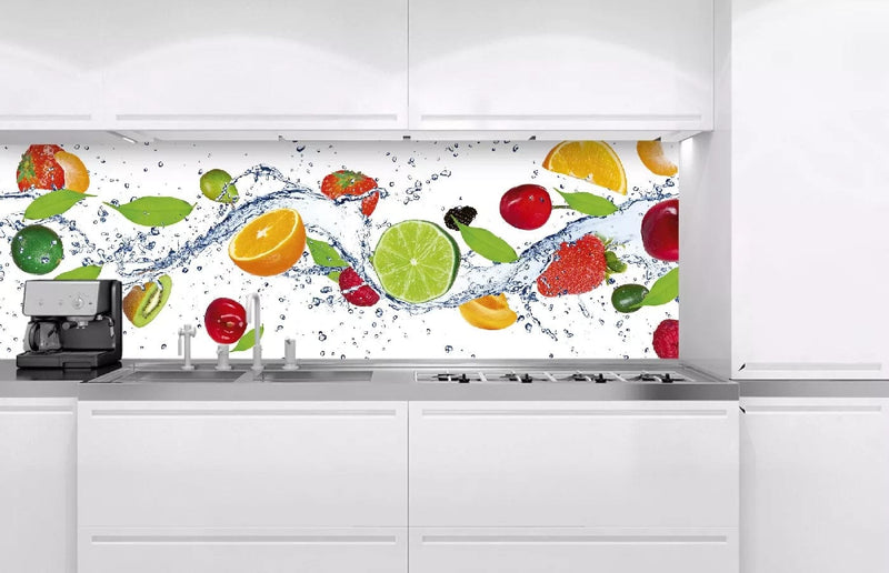 Fototapetes virtuvei ar lamināciju, pašlīmējošas plēve un flizelīns - Augļi  (180x60 cm) Art4home