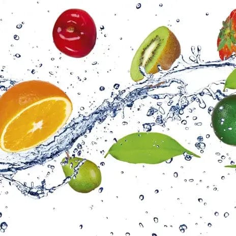 Fototapetes virtuvei ar lamināciju ar augļiem (260x60 cm) Art4home