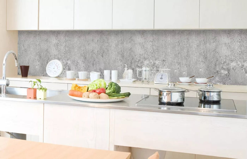 Fototapetes virtuvei ar lamināciju, pašlīmējošas plēve un flizelīns - Betons (2. versija) (350x60 cm) Art4home