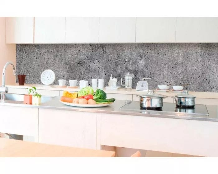 Fototapetes virtuvei ar lamināciju, pašlīmējošas plēve un flizelīns - Betons (350x60 cm) Art4home