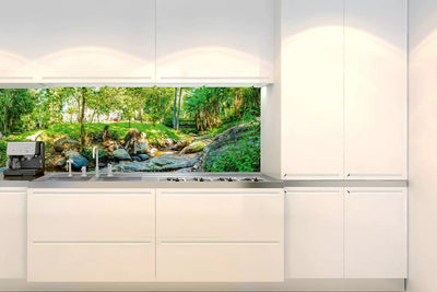 Fototapetes virtuvei ar lamināciju, pašlīmējošas plēve un flizelīns - Botāniskais dārzs (180x60 cm) Art4home