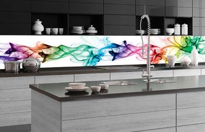 Fototapetes virtuvei ar lamināciju, pašlīmējošas plēve un flizelīns - Dūmi (350x60 cm) Art4home