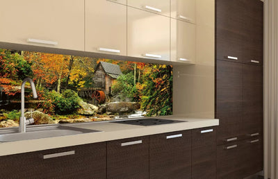 Fototapetes virtuvei ar lamināciju, pašlīmējošas plēve un flizelīns - Dzirnavas  (180x60 cm) Art4home
