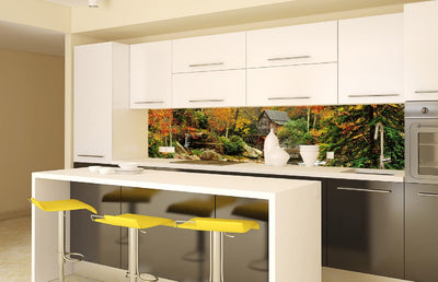 Fototapetes virtuvei ar lamināciju, pašlīmējošas plēve un flizelīns - Dzirnavas  (260x60 cm) Art4home