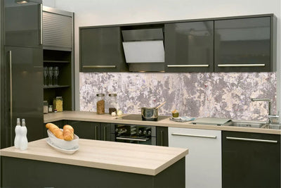 Fototapetes virtuvei ar lamināciju, pašlīmējošas plēve un flizelīns - Ekscentriskā siena (260x60 cm) Art4home