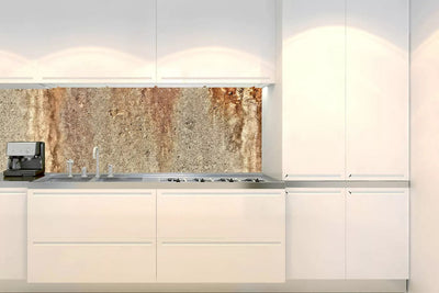 Fototapetes virtuvei ar lamināciju, pašlīmējošas plēve un flizelīns - Ekscentriska sienas tekstūra (180x60 cm) Art4home