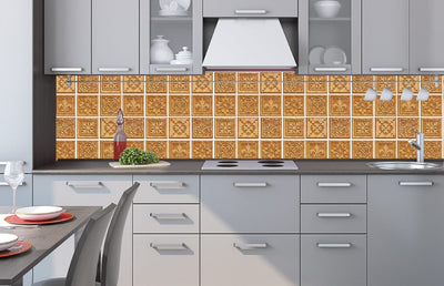 Fototapetes virtuvei ar lamināciju, pašlīmējošas plēve un flizelīns - Granīta flīzes  (260x60 cm) Art4home