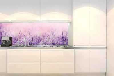 Fototapetes virtuvei ar lamināciju, pašlīmējošas plēve un flizelīns - Lavanda  (180x60 cm) Art4home