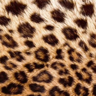Fototapetes virtuvei ar lamināciju, pašlīmējošas plēve un flizelīns - Leoparda āda  (260x60 cm) Art4home