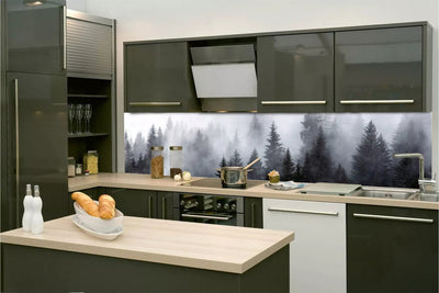 Fototapetes virtuvei ar lamināciju, pašlīmējošas plēve un flizelīns - Migla  (260x60 cm) Art4home