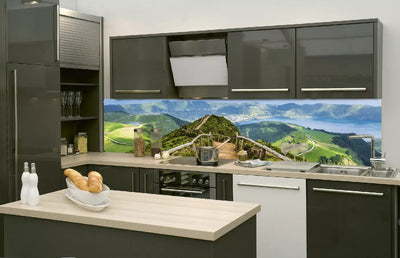 Fototapetes virtuvei ar lamināciju, pašlīmējošas plēve un flizelīns - Pastaigu ceļš  (260x60 cm) Art4home