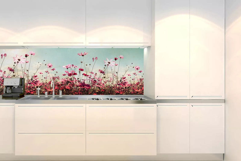 Fototapetes virtuvei ar lamināciju, pašlīmējošas plēve un flizelīns - Pavasara lauks (180x60 cm) Art4home