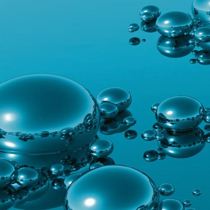 Pašlīmējošas fototapetes virtuvei - Pilieni  (260x60 cm) Art4home