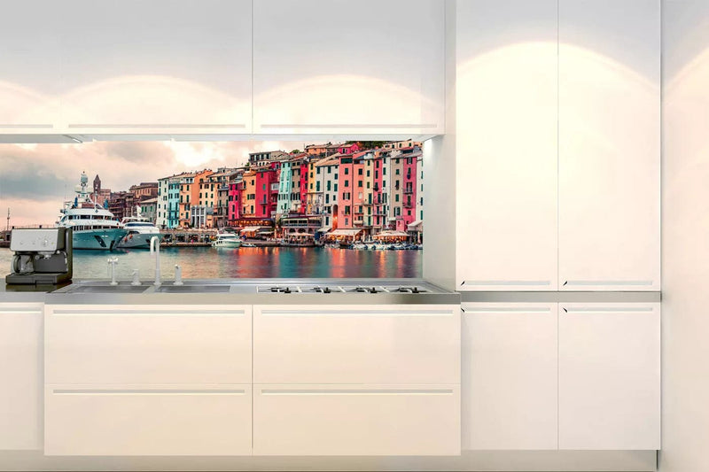 Fototapetes virtuvei ar lamināciju, pašlīmējošas plēve un flizelīns - Porto Venere (180x60 cm) Art4home