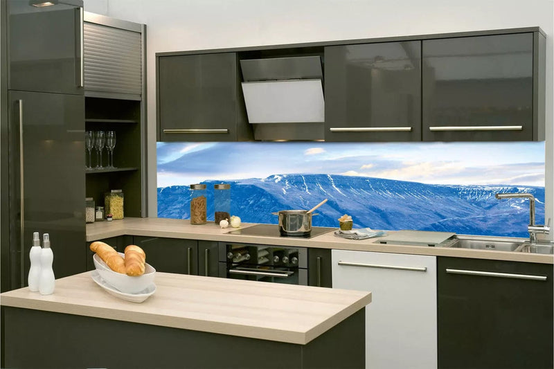 Fototapetes virtuvei ar lamināciju, pašlīmējošas plēve un flizelīns - Reikjavīka  (260x60 cm) Art4home