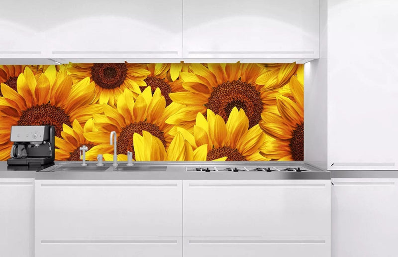 Fototapetes virtuvei ar lamināciju, pašlīmējošas plēve un flizelīns - Saulgrieze   (180x60 cm) Art4home
