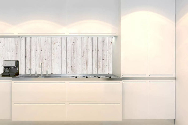 Fototapetes virtuvei ar lamināciju, pašlīmējošas plēve un flizelīns - Vecā koka siena (180x60 cm) Art4home
