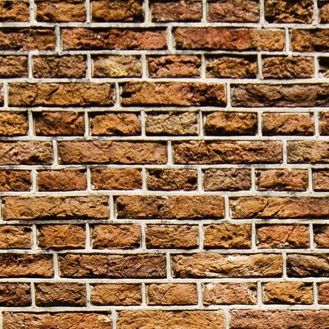 Pašlīmējošas fototapetes virtuvei - Vecs ķieģelis  (260x60 cm) Art4home