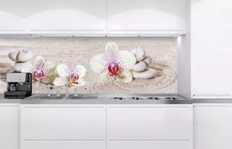 Fototapetes virtuvei ar lamināciju, pašlīmējošas plēve un flizelīns - Zen dārzs  (180x60 cm) Art4home
