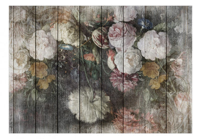 Fototapetes Ziedu kompozīcija ar retro motīviem 135926 G-ART
