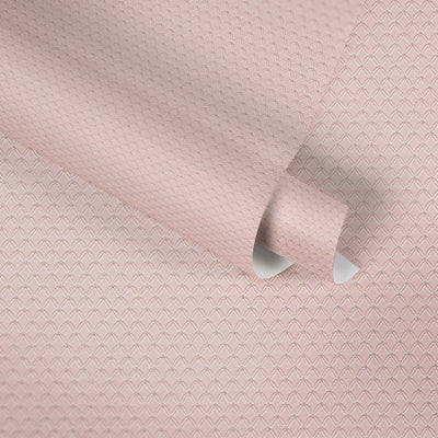 Glitter tapetes ar vieglu rombveida struktūru - rozā krāsā AS 368971 AS Creation