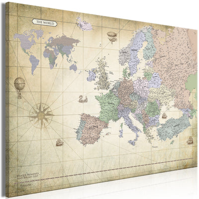 Kanva Eiropas karte (1 daļa) G-ART.