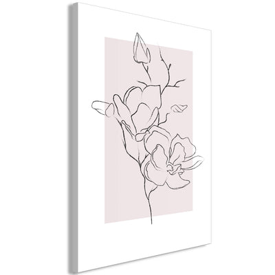 Kanva Krēmīgā magnolija (1 daļa) Vertikāla G-ART.