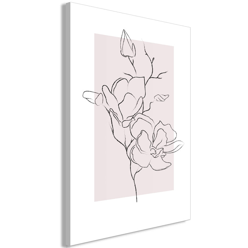 Glezna Krēmīgā magnolija (1 daļa) Vertikāla Tapetenshop.lv.