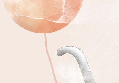 Kanva Laimīgs zilonēns ar gaisa balonu (1 daļa), vertikāla 143496 G-ART.