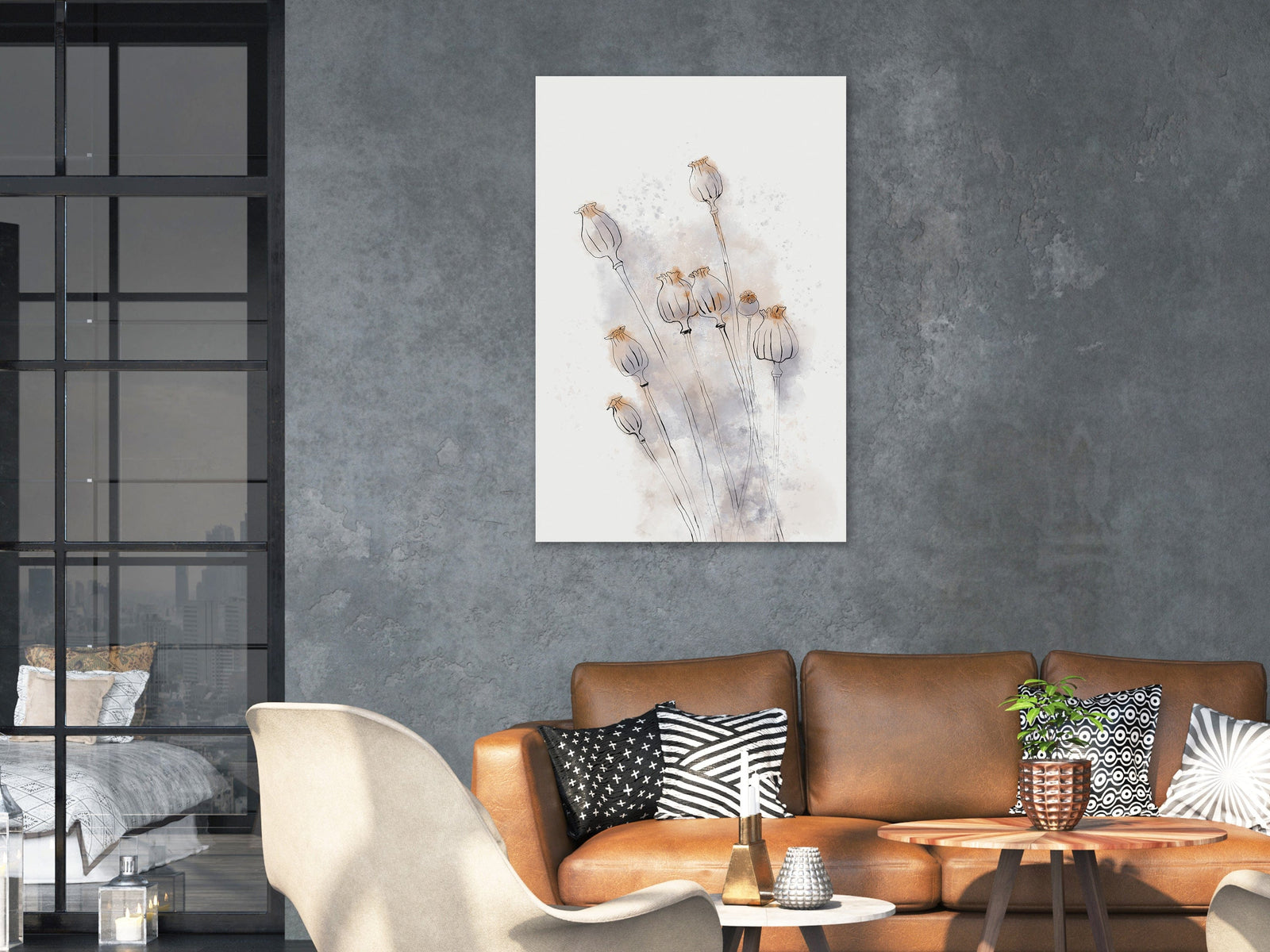 Glezna - Mierpilnās magones (x 1) G-ART.