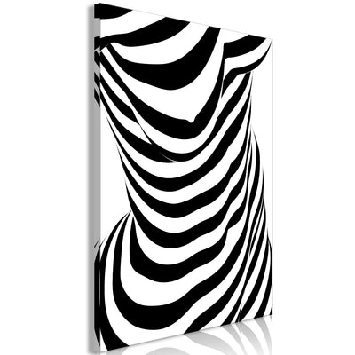 Kanva Sieviete-zebra  (1 daļa) Vertikāla 40x60 cm / DELUXE h-C-0077-b-a-40x60