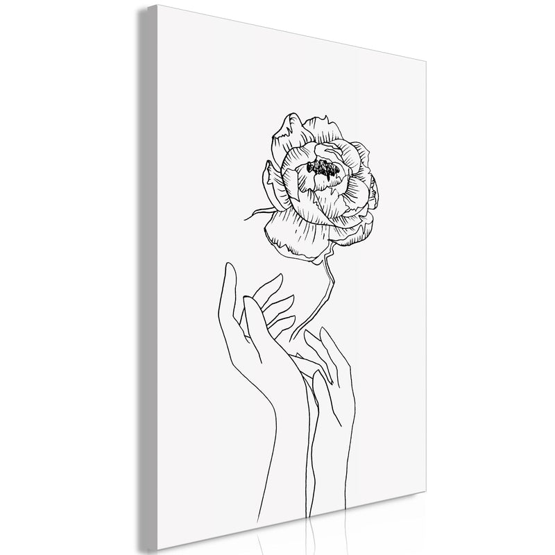 Kanva Smalks zieds (1 daļa) Vertikāla G-ART.