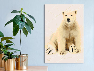 Kanva uz audekla "izkrāso pēc cipariem" - Lovely Bear 40x60 cm Artgeist