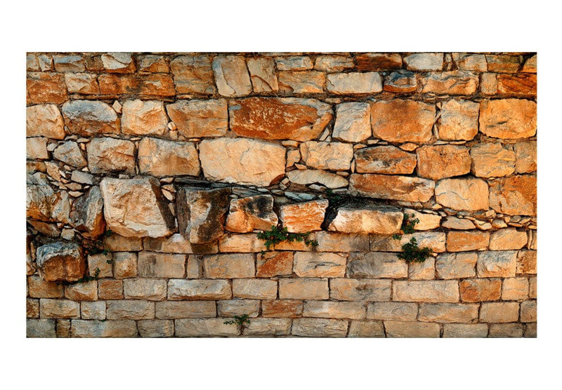 Lielās, lielformāta fototapetes ar akmens sienu - Dienas prelūdija II 500x280 cm, 600x280 cm G-ART