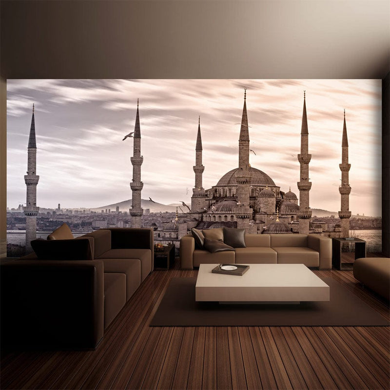 Lielformāta fototapetes - Zilā mošeja - Stambula (550x270 cm) G-ART