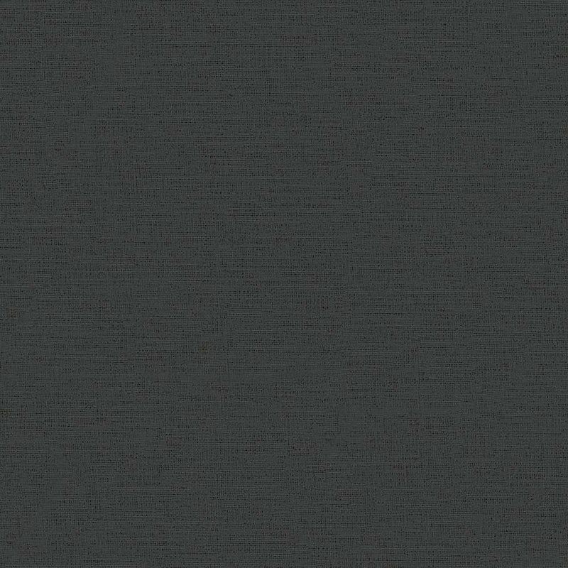 Melnas vienkrāsainas tapetes ar tekstila struktūru, 1326105 AS Creation